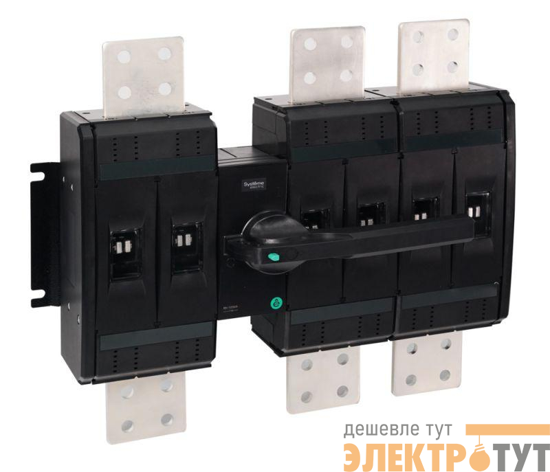 Выключатель-разъединитель SYSTEMEPACT SD1250 3P 1250А рукоятка фронт. SE SSD12503MF1250