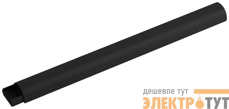 Кабель-канал 20х12 L2000 полукруглый графит KK-20-12-GR Эра Б0058624