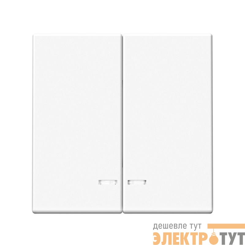 Выключатель 2-кл. ArtGallery (сх. 5а) 10AX с подсветкой быстрозажим. клем. механизм бел. SE GAL000153S