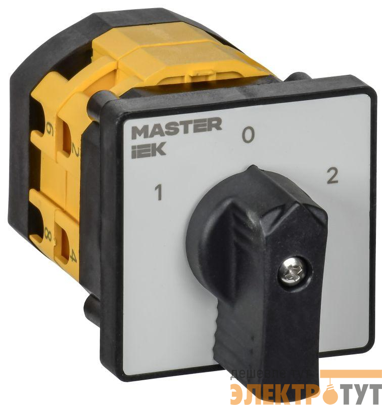 Переключатель кулачковый 10А (сх. 75) стандартная рукоятка IEK MI-CS10-010-075