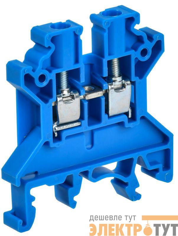 Колодка клеммная CTS ARMAFIX 4кв.мм син. IEK YCT10-00-K07-004