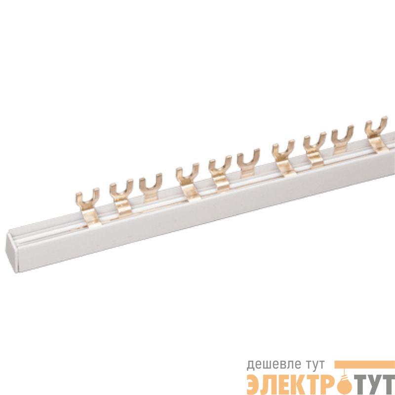 Шина соединительная типа FORK вилка 3Р 63А 1м Rexant 11-2235