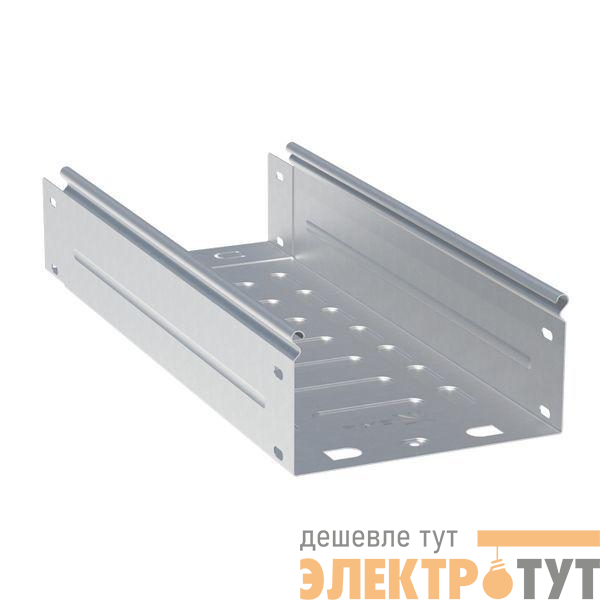 Лоток листовой неперфорир. 400х80 L3000 сталь 1мм EKF L8040000