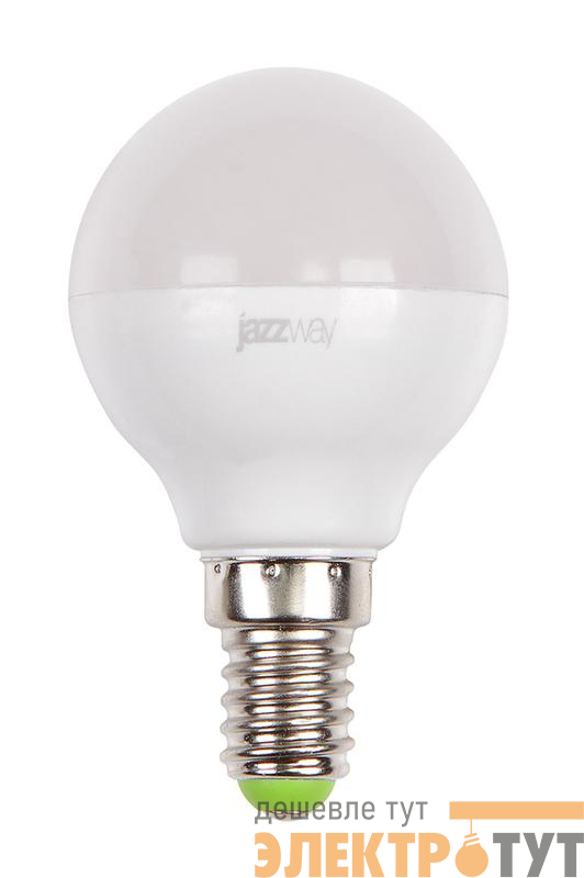 Лампа светодиодная PLED-SP 9Вт G45 шар 3000К тепл. бел. E14 820лм 230В JazzWay 2859570A