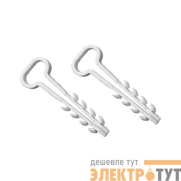 Дюбель-хомут для плоского кабеля 6-12мм бел. (уп.100шт) TOKOV ELECTRIC TKE-DH-6-12-PK-C01
