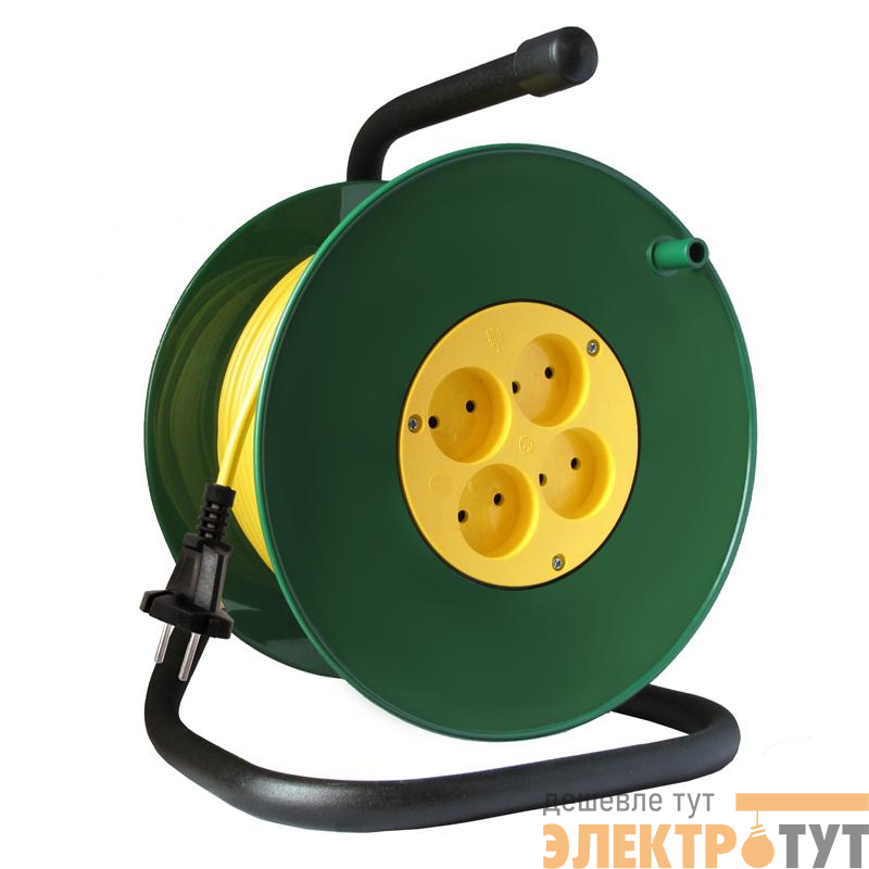 Удлинитель на катушке 4х20м без заземл. 16А IP20 4кВт Союз 481S-3802