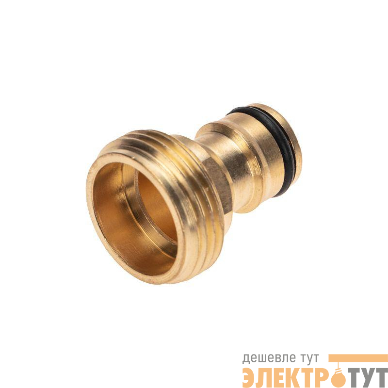 Адаптер латунный 3/4дюйм внешняя резьба ЧЕТЫРЕ СЕЗОНА 62-0275