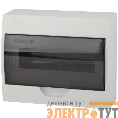 Бокс навесной ЩРН-П-12 12мод. IP41 пластик SIMPLE NO-box_simple-plastic_12_surface BOXS12 Эра Б0041525