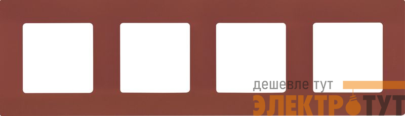 Рамка 4-м Etika какао IEK 672574