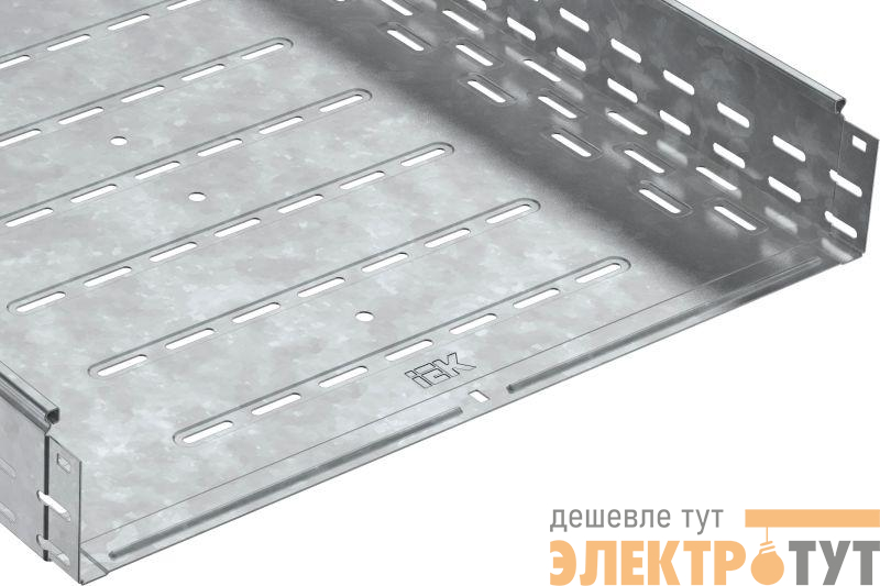 Лоток листовой перфорированный 500х100 L3000 сталь HDZ IEK CLP10-100-500-3-M-HDZ