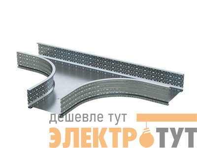 Ответвитель для лотка Т-образ. горизонт. 150х200 R-660 гор. цинк DKC UST652HDZ