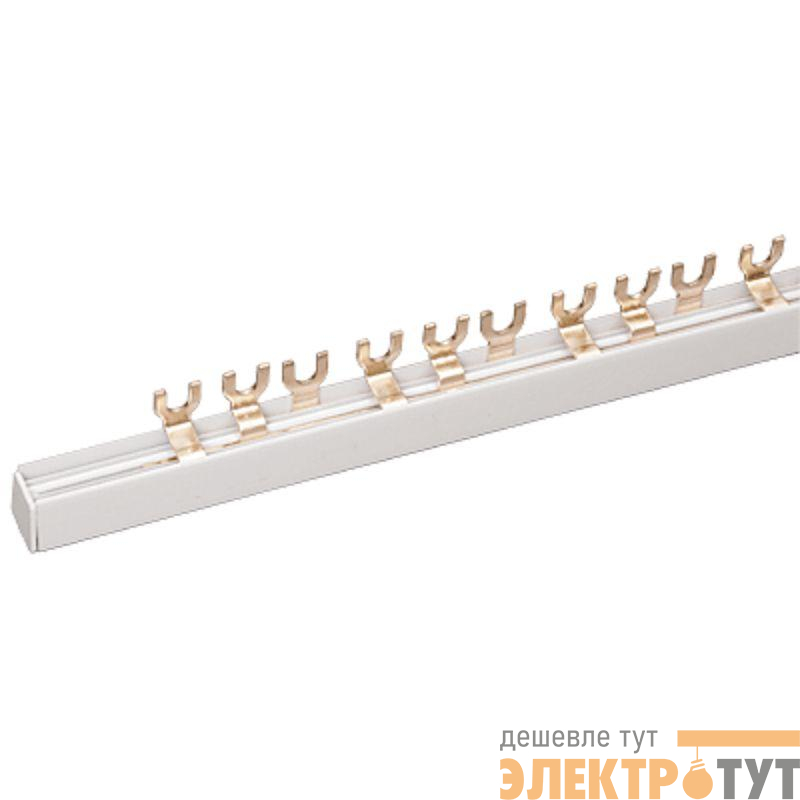 Шина соединительная типа FORK вилка 3Р 100А 1м Rexant 11-2234