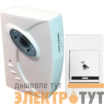 Звонок беспроводной Фокстрот 32 мелодии 100м 2AAх1.5В МОНОМАХ ФТ-01Б