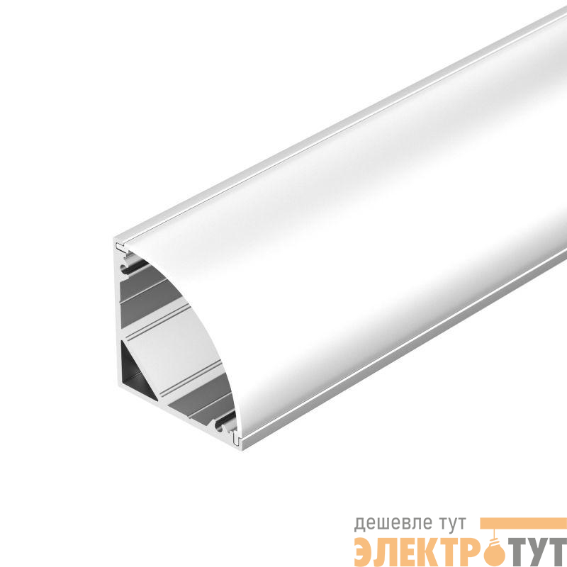 Профиль SL-KANT-H30-2000 ANOD+OPAL L2000 с экраном алюм. Arlight 036846