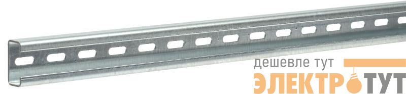 DIN-рейка 30х15х16мм L2000 тип С оцинк. IEK YDN30-0200