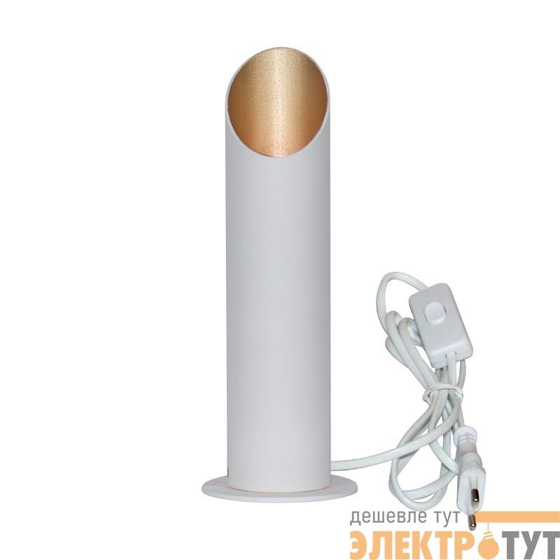 Светильник "Соната" 250 ННБ 63-60-009 G9 [ИМ] настол. бел.зол./шнур бел. Элетех 1005405286