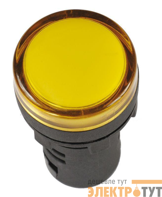 Лампа светосигнальная AD16DS d16мм 24В AC/DC желт. KARAT IEK BLS10-ADDS-024-K05-16