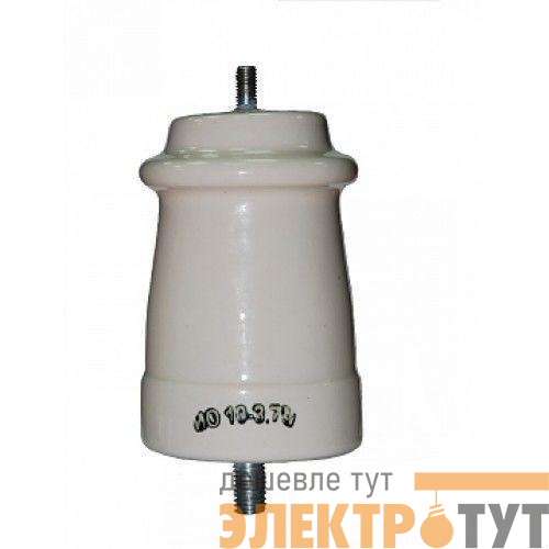 Изолятор опорный ИО-10-3.75 I УЗ (болт М8/болт М12) Электрофарфор 00-00000240