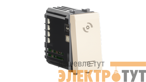 Диммер кнопочный 1мод. 16А Avanti "Ванильная дымка" для LED ламп DKC 4405341