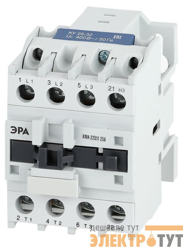 Контактор PRO KKM21-025-400-01-E КМИ-22511 25А 400В/АС3 1НЗ Эра Б0050438