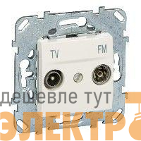 Механизм розетки СП TV/FM Unica оконечная беж. SchE MGU5.452.25ZD