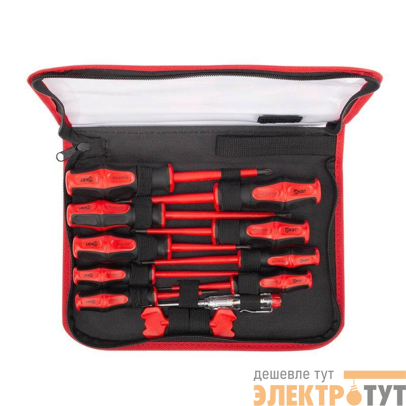 Набор диэлектрических отверток НИО-12 ПРОФИ КВТ 103016