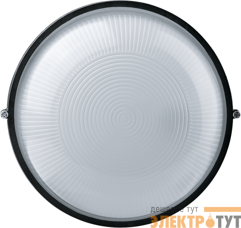 Светильник ЛОН 94 815 NBL-R1-100-E27/BL 1х100Вт E27 IP54 (аналог НПБ 1101 черн. круг 100Вт) Navigator 94815