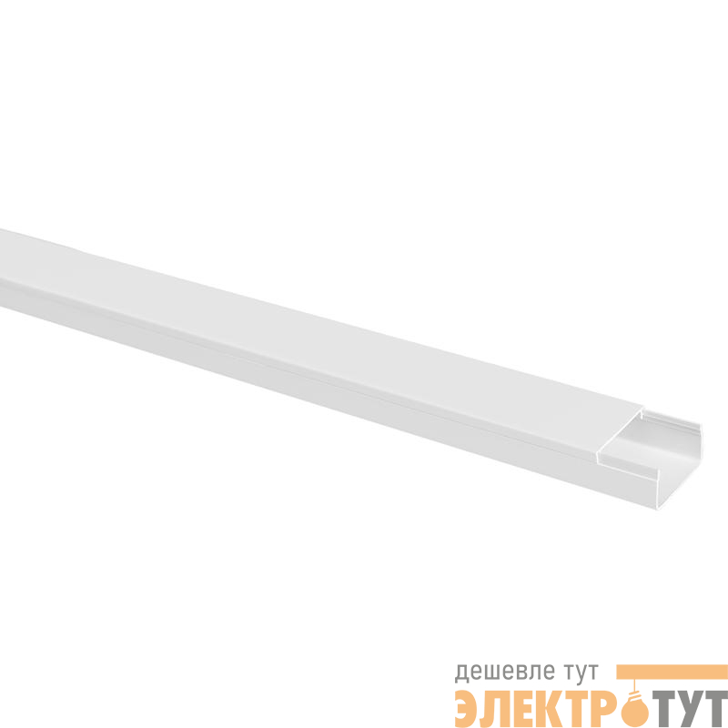 Кабель-канал 40х16 L2000 пластик бел. TOKOV ELECTRIC TKE-KK-40-16-2000-WH