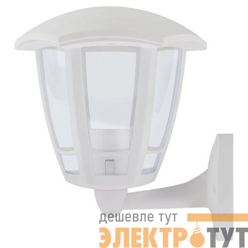 Светильник светодиодный садово-парковый ДБУ 07-8-005 3000К Дели 1 8Вт 3000К IP44 6 гранный настенный бел. Эра Б0064225