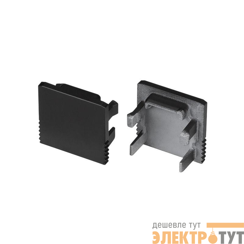 Заглушка SL-MINI-15 BLACK глухая пластик (комплект) Arlight 049419