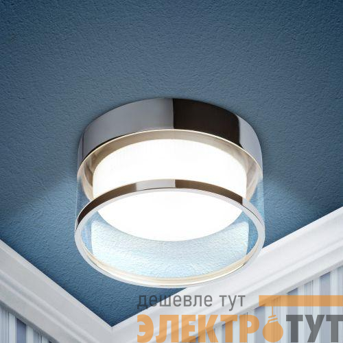 Светильник точечный KL82 CH GX53 встраив. хром ЭРА Б0058401