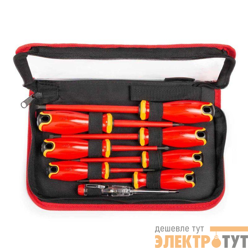 Набор диэлектрических отверток НИО-2208-S ПРОФИ КВТ 88926