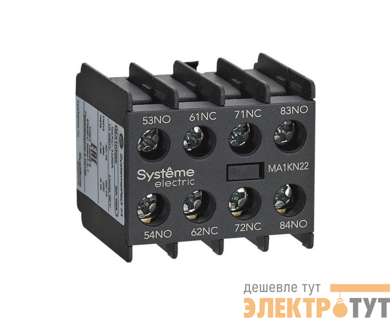 Блок контактов дополнительных MA1KN 4НО SE MA1KN40