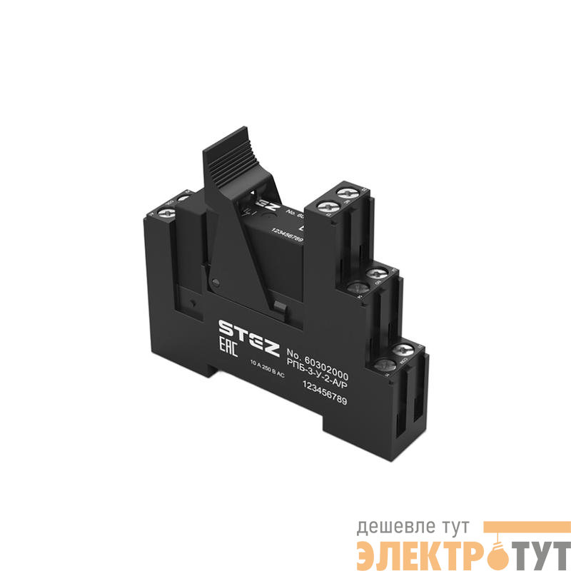 Реле с 2-мя перекл. контактами РПМ-3-24D-2A/S СТЭЗ 60301018