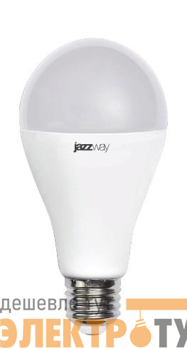 Лампа светодиодная PLED-SP 30Вт A65 5000К холод. бел. E27 230/50 JazzWay 5019720