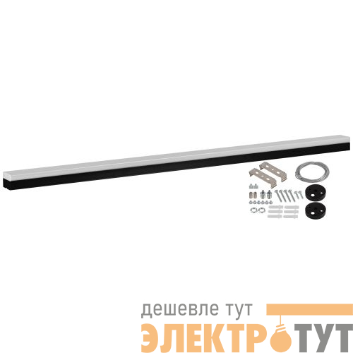 Светильник светодиодный SML-12-WB-65K-B60 60Вт 6500К 5400лм 70х1488х55 линейный подвесной черн. Проектный Эра Б0061021