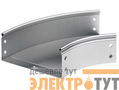 Угол для лотка горизонтальный 45град. 150х50 CPO 45 в комплекте с крепеж. элементами гор. оцинк. DKC 36063KHDZ