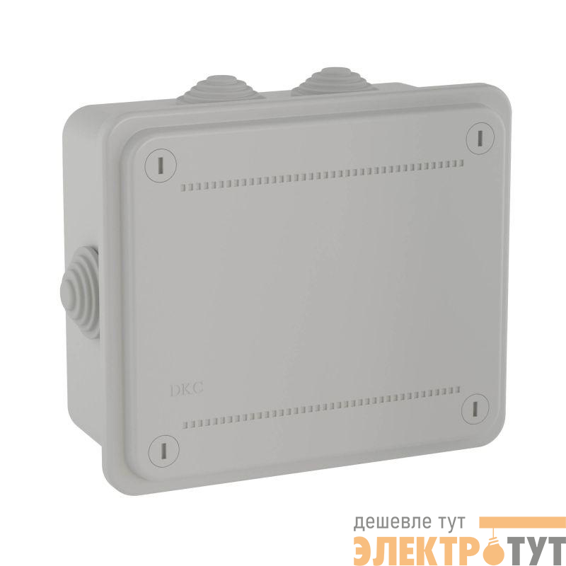 Коробка распределительная ОП 120х80х50мм IP55 6 каб. ввод DKC 53900
