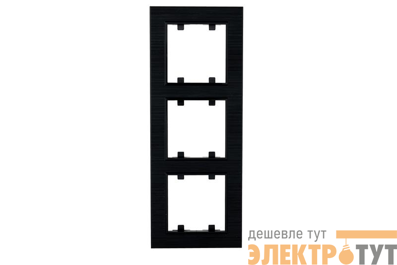 Рамка 3-м Karea LINE STAR чер. Makel 86054703