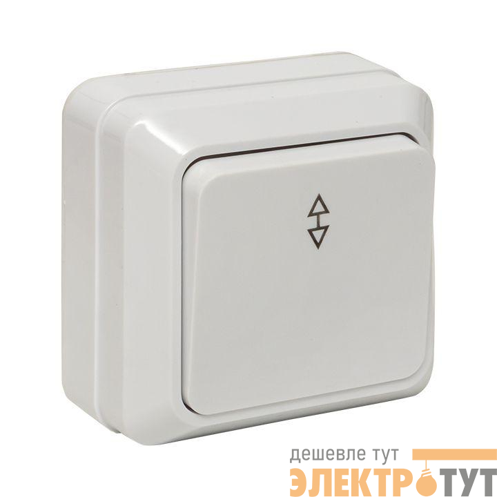 Выключатель проходной 1-кл. ОП Рим 10А IP20 бел. EKF ENV10-025-10
