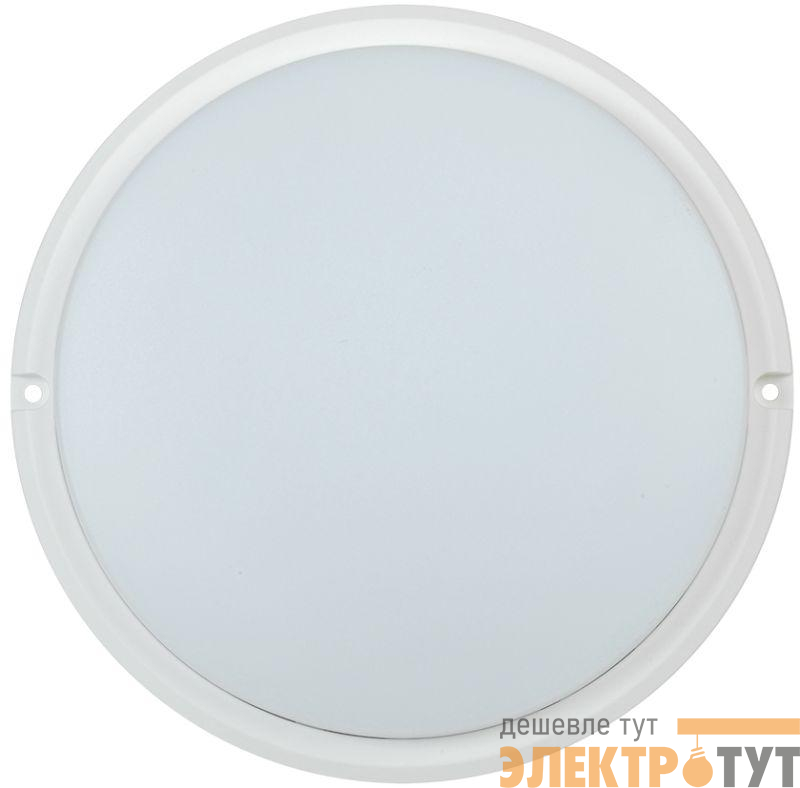 Светильник светодиодный ДПО 4004 18Вт 4000К IP54 круг бел. IEK LDPO0-4004-18-4000-K01