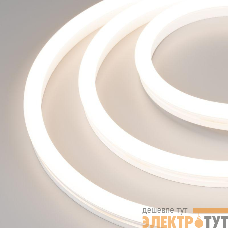 Лента светодиодная WAVE-SIDE-A120-12x25mm 230В Day 4000К 12Вт/м IP67 wire x2 грибовидная форма герметичная (уп.50м) Arlight 047810