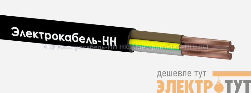 Кабель КГтп-ХЛ 3х6+1х4 (PE) 380/660-3 (м) ЭЛЕКТРОКАБЕЛЬ НН 00-00023208