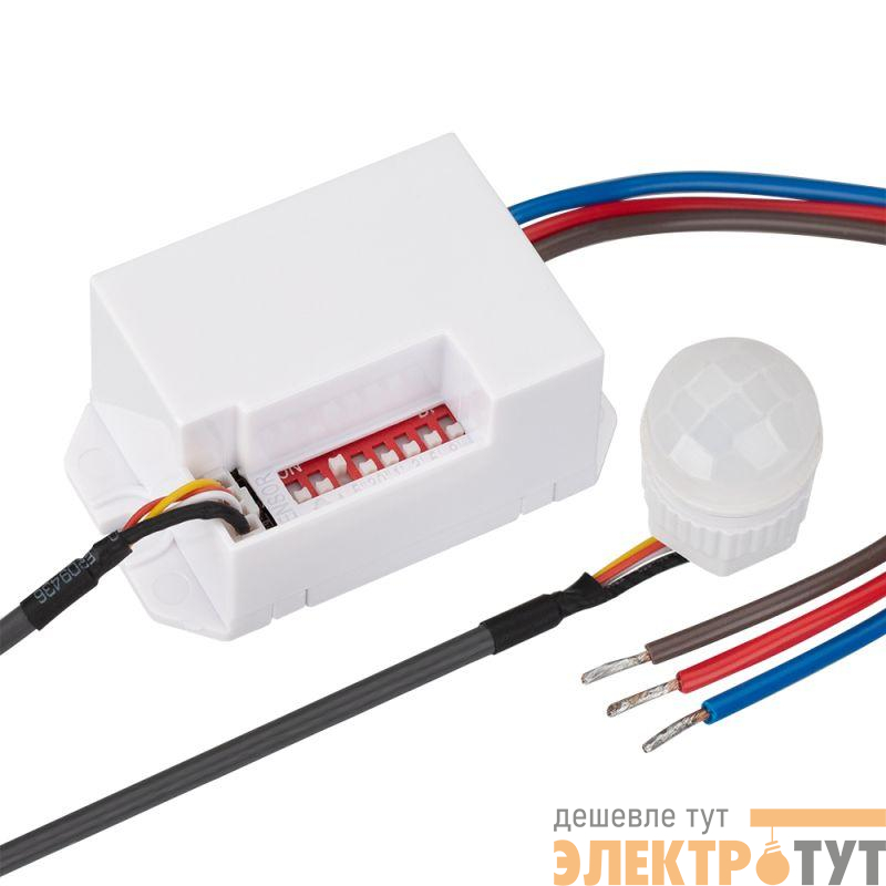 Датчик движения PRIME-PIR-IN-360-230В-MULTI (56х33мм 800Вт IP20) Arlight 027387