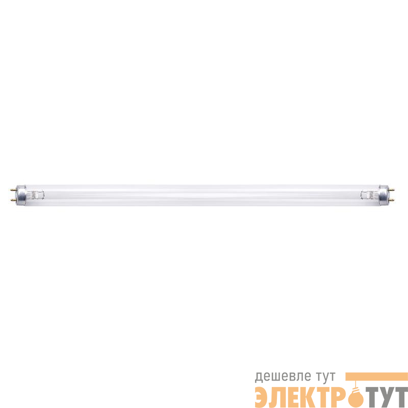 Лампа бактерицидная ультрафиолетовая EFL-T8-15/UVCB/G13/CL спектр UVC 253.7нм картон Uniel UL-00007275