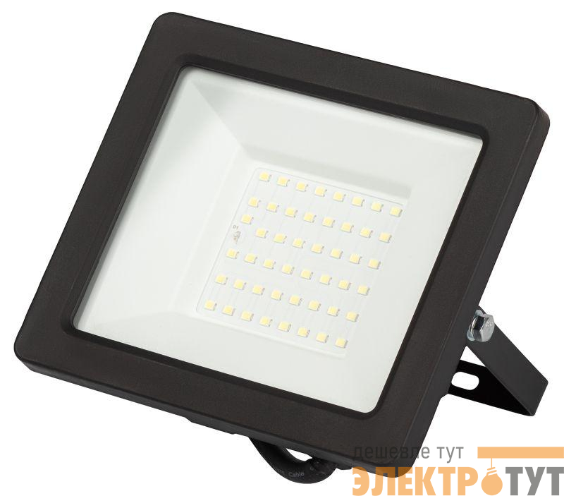 Прожектор светодиодный LPR-042-3-65K-050 50Вт 6500К 4000лм IP65 с встроен. фотореле Эра Б0064410