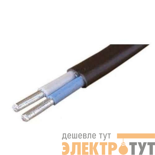 Кабель АВВГ-П 2х4 ОК 0.66кВ Ч (бухта) (м) Альгиз К ФР-00000418