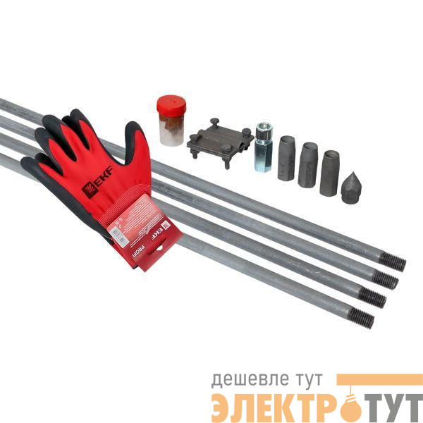 Комплект заземления верт. d16 дл.6м (4х1.5м) HZ PROxima EKF gc-21600