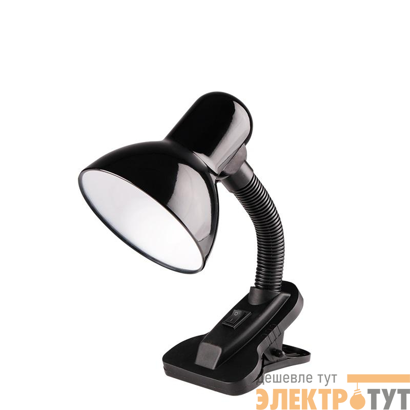 Светильник настольный TBL-04 1х40Вт Е27 (прищепка: гибкая стойка) IP20 черн. ФАZА 5059474