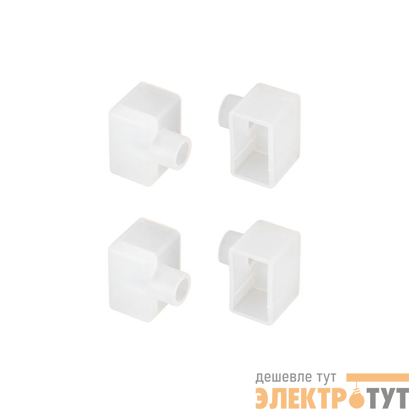 Заглушка WPH-FLEX-1018-SIDE WHITE с отверстием пластик Arlight 040856
